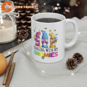 Hanging With My Gnomies Happy Bunny Gnome Easter Day 2023 Mug