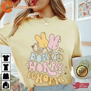 Happy Easter Bunny Don't Worry Be Hoppy Shirt (2)