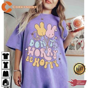 Happy Easter Bunny Don't Worry Be Hoppy Shirt (4)