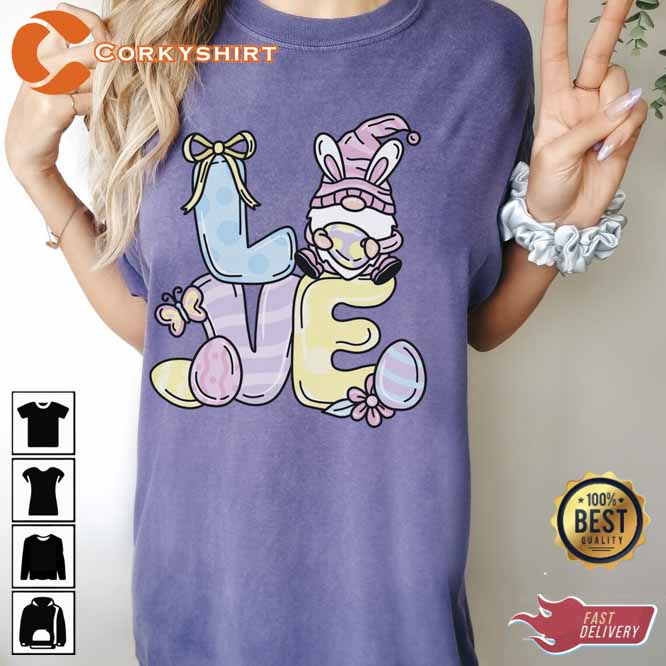 Happy Easter Bunny Gnome Shirt3