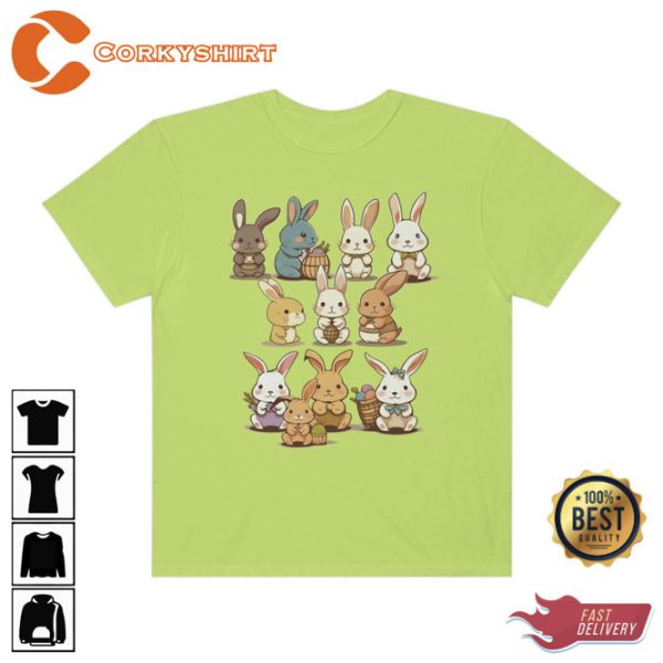 Happy Easter Day Bunny Funny Unisex T-shirt