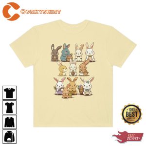 Happy Easter Day Bunny Funny Unisex T-shirt