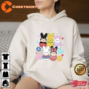 Happy Easter Day Bunny Lover Hoodie Disney Family