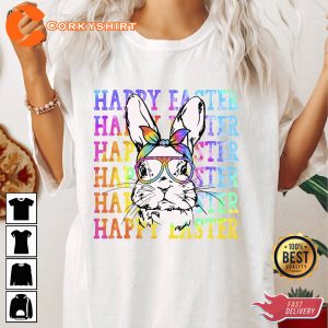 Happy Easter Day Bunny Shirt Printing