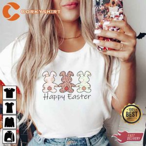 Happy Easter Day Bunny Unisex Shirt