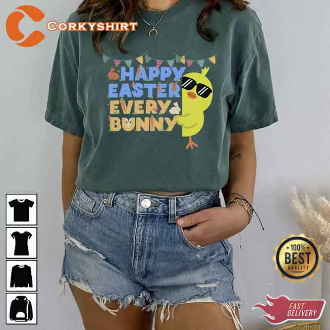 Happy Easter Every Bunny T-shirt2