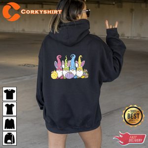 Happy Easter Gnomes Cute Bunny Hoodie4