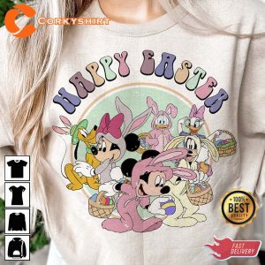 Happy Easter Mickey and Friends Sweatshirt