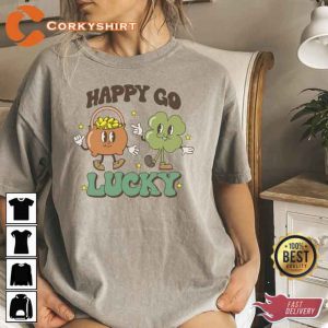 Happy Go Lucky St Patricks Day Shirt1