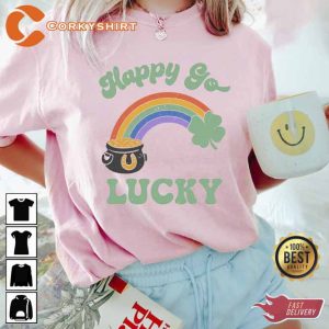 Happy Go Lucky St. Patricks Day Unisex t-shirt