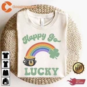 Happy Go Lucky St. Patricks Day Unisex t-shirt
