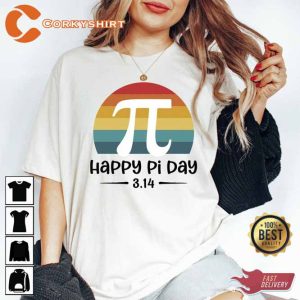 Happy Pi Day 3.14 Unisex Tee Shirt