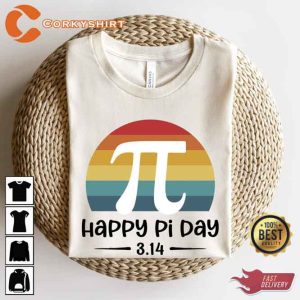 Happy Pi Day 3.14 Unisex Tee Shirt