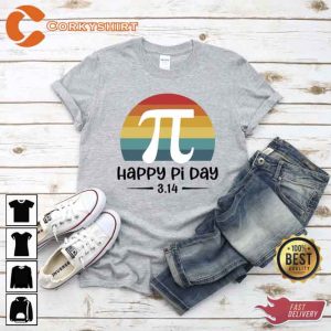 Happy Pi Day 3.14 Unisex Tee Shirt