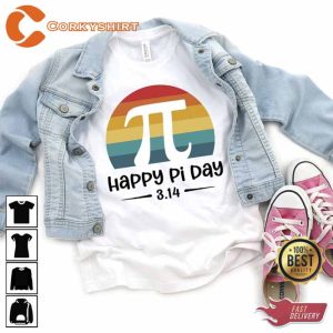 Happy Pi Day 3.14 Unisex Tee Shirt