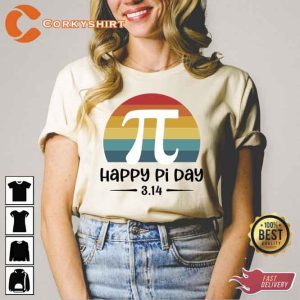 Happy Pi Day 3.14 Unisex Tee Shirt