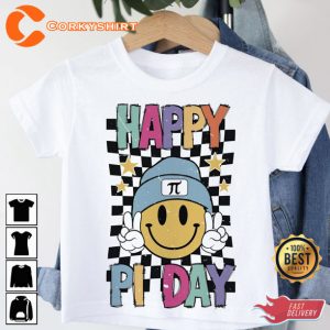 Happy Pi Day Smiley Face T-shirt