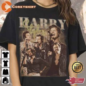 Harry Styles Vintage Rap Tee 90s Inspired One Direction Retro T-Shirt