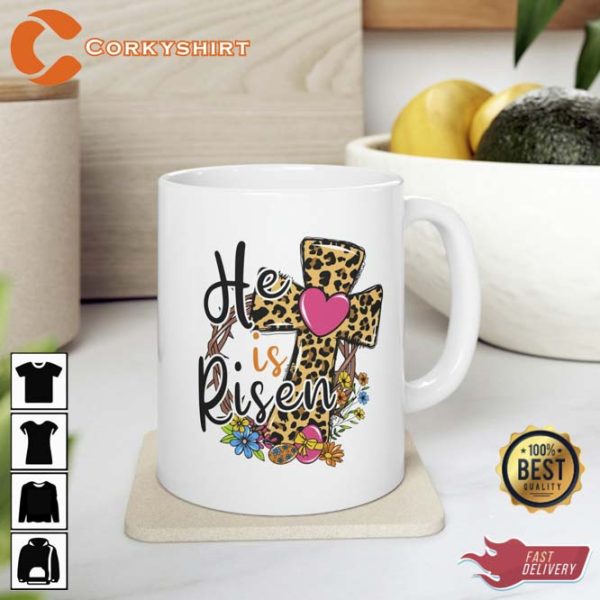 He Is Risen Cute Easter Mug