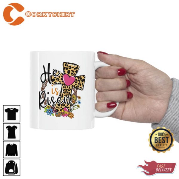 He Is Risen Cute Easter Mug