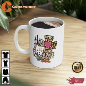 He Is Risen Cute Easter Mug4