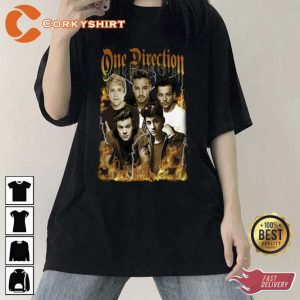 Heavy Metal Direction One Direction Bootleg Vintage 90s T-Shirt