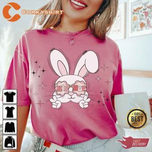 Hip Hop Easter Bunny With Glasses Shirt