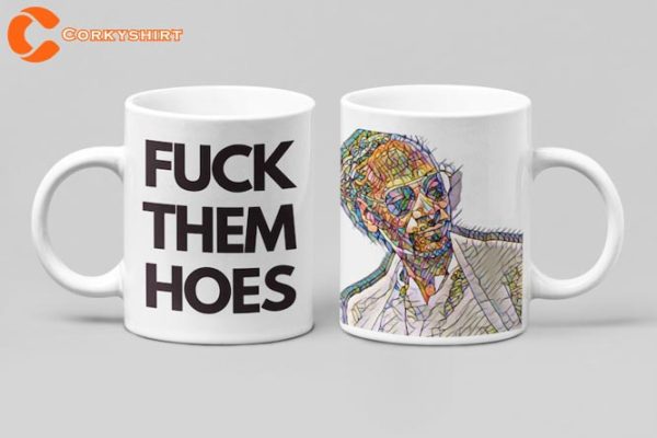 Hip Hop Legend Snoop Dogg Fuck Them Hoes Mosaic Ceramic Coffee Mug