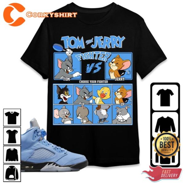 Home Fighter Tom and Jerry Unisex T-Shirt