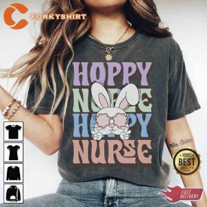 Hoppy Nurse Hoppy Nurse Easter T-shirt3