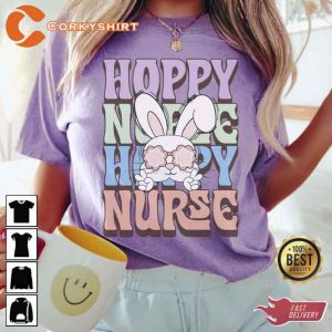 Hoppy Nurse Hoppy Nurse Easter T-shirt4