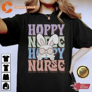 Hoppy Nurse Hoppy Nurse Easter T-shirt5