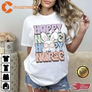 Hoppy Nurse Hoppy Nurse Easter T-shirt6