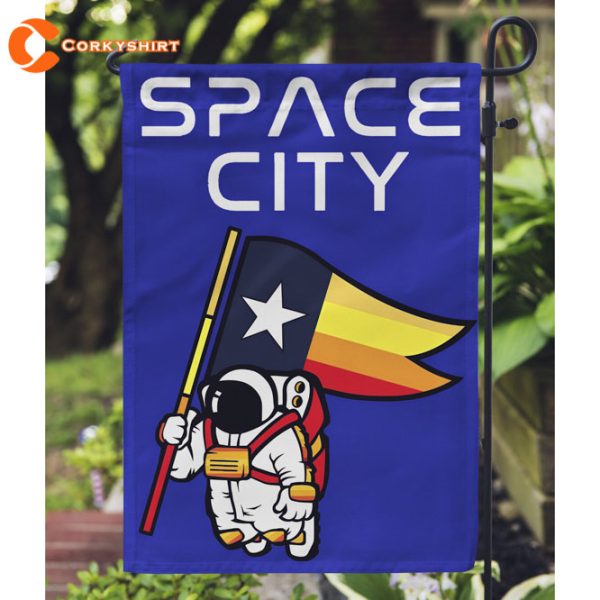 Houston Astros Garden Yard Flag Space City