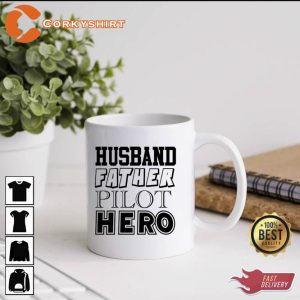 Husnand Father Pilot Hero Coffee Mug