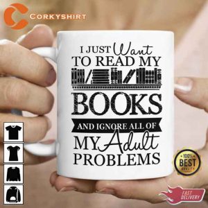 I Just Want To Read My Book Life Style Quote Ceramic Mug