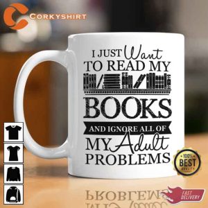 I Just Want To Read My Book Life Style Quote Ceramic Mug