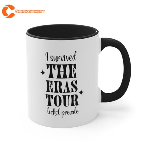 I Survived the Eras Tour Ticket Presale Coffee Mug Print