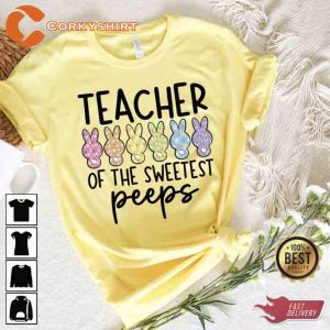 I Teach Of The Sweetest Peeps Sweatshirt2