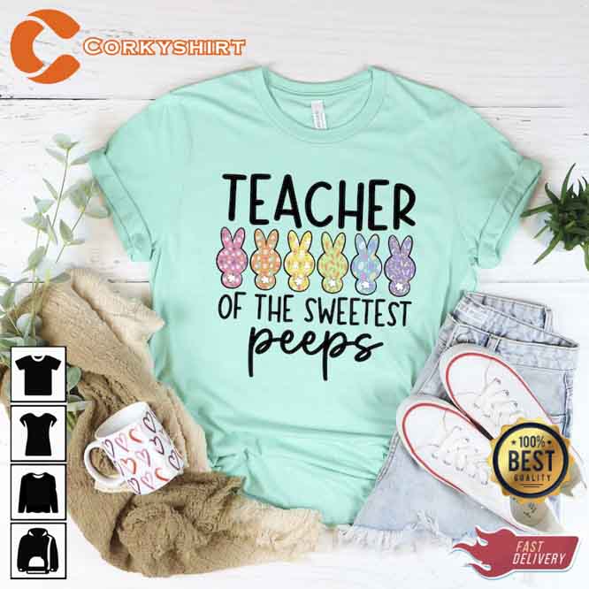I Teach Of The Sweetest Peeps Sweatshirt3