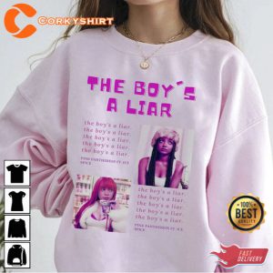 Ice Spice and PinkPantheress Boys a liar Pt 2 Shirt