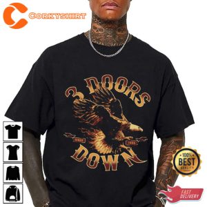 Icnic Logo Design 3 Doors Down Tiger Unisex T-Shirt