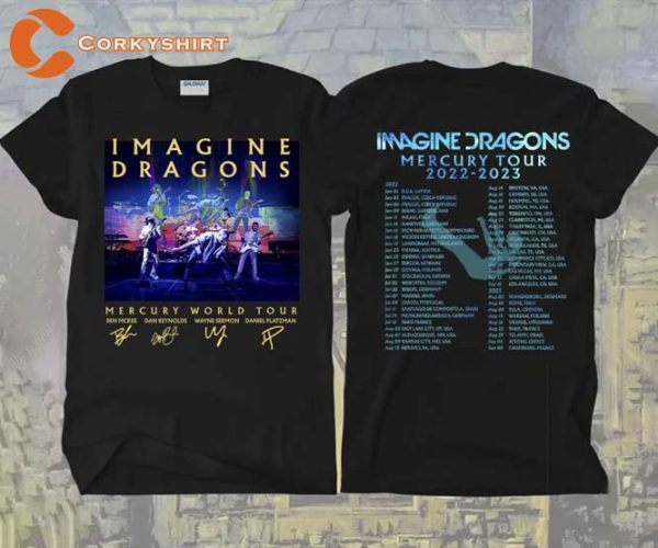 Imagine Dragons Mercury Tour 2022 2023 T-Shirt