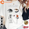 Imagine Dragons Music Tour 2023 Rose Wrecked Bones Tee