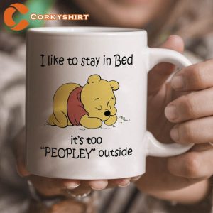 It’s Too Peopley Outside Pooh Mug