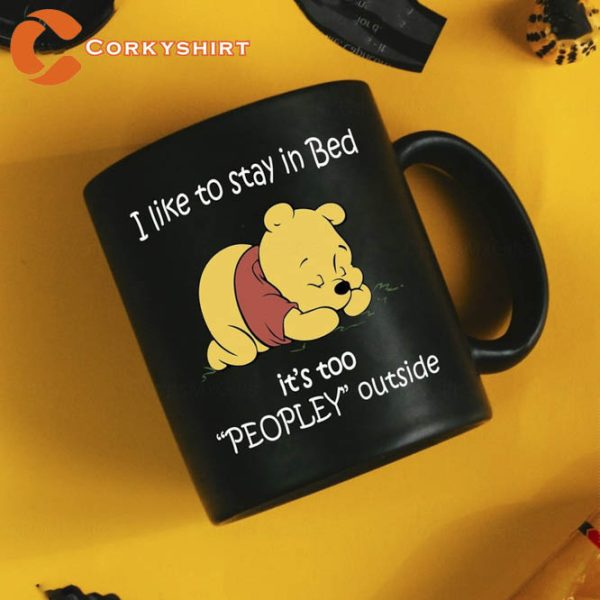 It’s Too Peopley Outside Pooh Mug