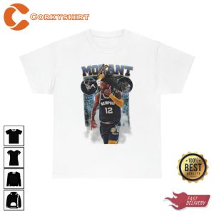 Ja Morant Memphis Grizzlies Gift for Basketball Lover T-Shirt (4)