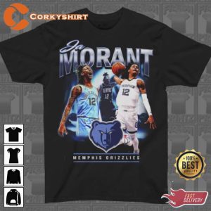 Ja Morant Vintage Memphis Grizzlies T-Shirt