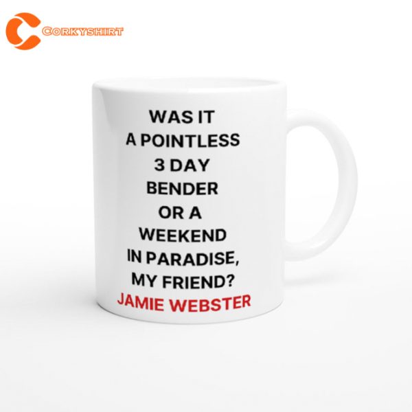 Jamie Webster Lyric Mug Gift for Fan