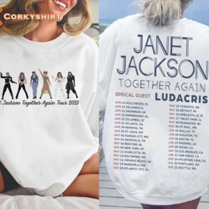 Janet Jackson 2 Side Together Again Tour 2023 Shirt3